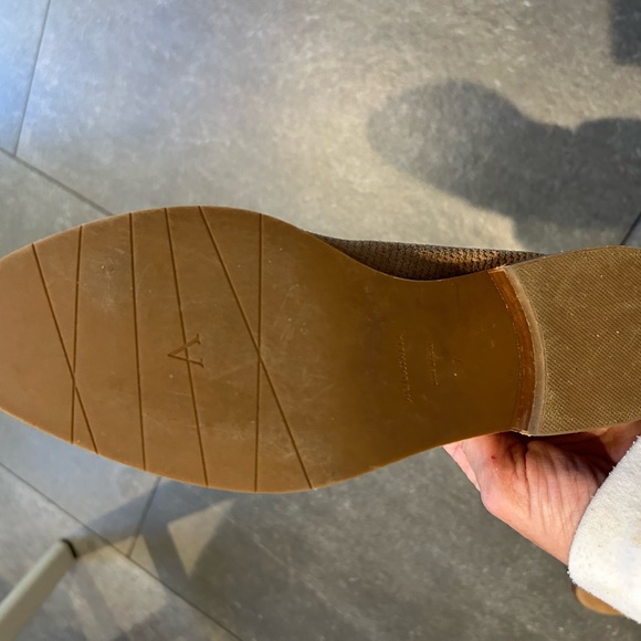 Aquatalia size 7 suede mules. Camel color. - Picture 6 of 6